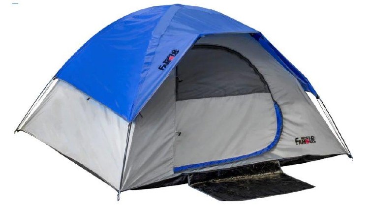 World Famous 1804 Vista Tent 5-Person 9' x 9' x 59"
