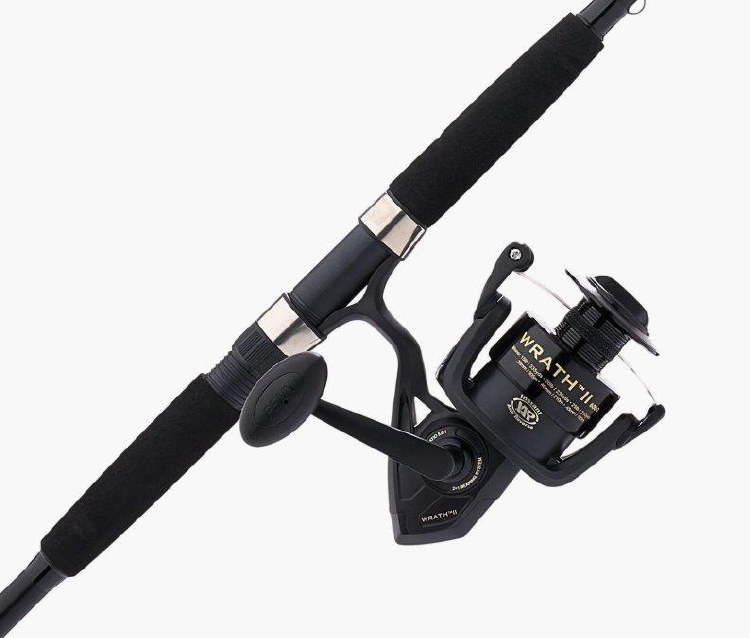 Penn Wrath II Spinning Combo 6000 Reel 9' Medium Heavy Rod