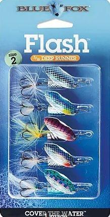 Blue Fox Flash Spinner Kit 3/16oz 5pk Assorted