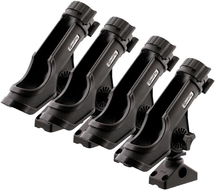 Scotty 230 Quad Powerlock Rod Holder w/Mount 4pk