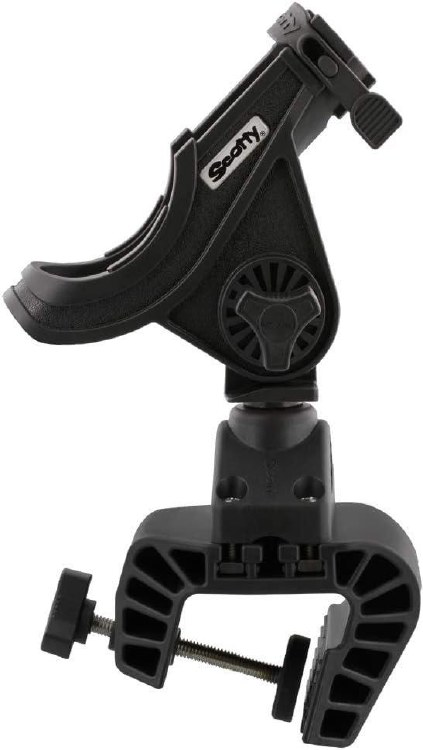 Scotty 389 Baitcaster Spinning Rod Holder w/ Clamp Mount