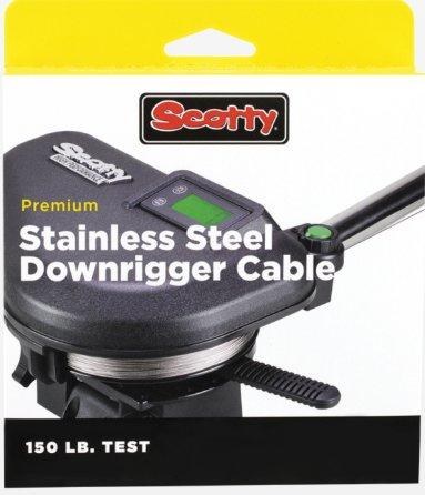 Scotty 1002K Premium Stainless Downrigger Cable 150lb 400ft w/Terminal Tackle