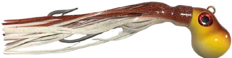 Westcoast Tackle Hyper Glow Octopus Lure 28oz Rootbeer