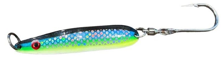 Westcoast Tackle Phat-E Spoon 3.5 Herring Aid Glow