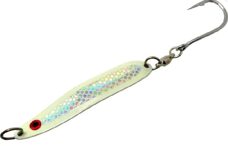 Westcoast Tackle Phat-E Spoon 3.5 Ghost White Glow