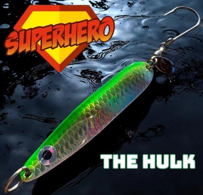 Westcoast Tackle Super Hero Phat-E Spoon 3.5 Hulk UV