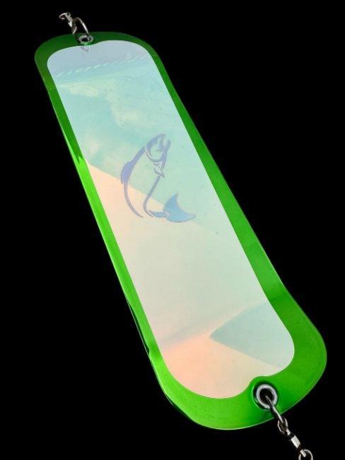 Westcoast Tackle UV Electro Mirror Flasher Green Hornet