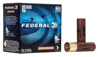 Federal Speed Shok 10ga 3.5" 1.5oz T Shot Steel 25ct