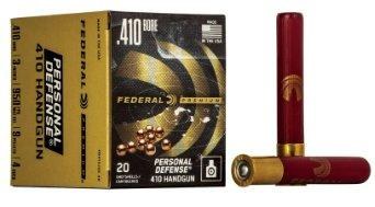Federal Personal Defense 410 3" 4 Buck Copper Plated 20ct
