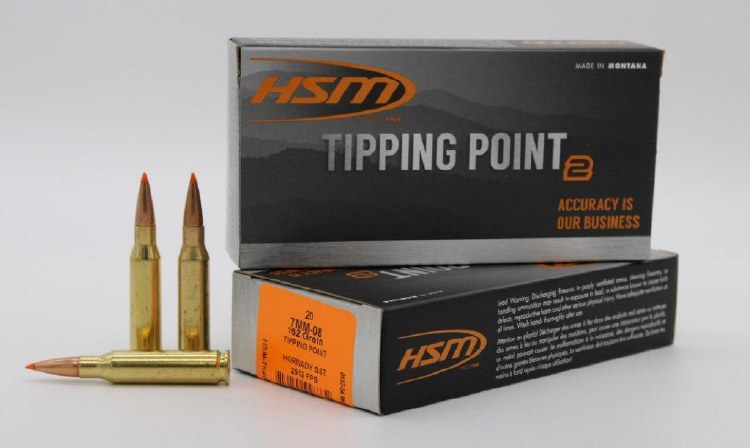 HSM 7mm-08 162gr Tipping Point Hornady SST