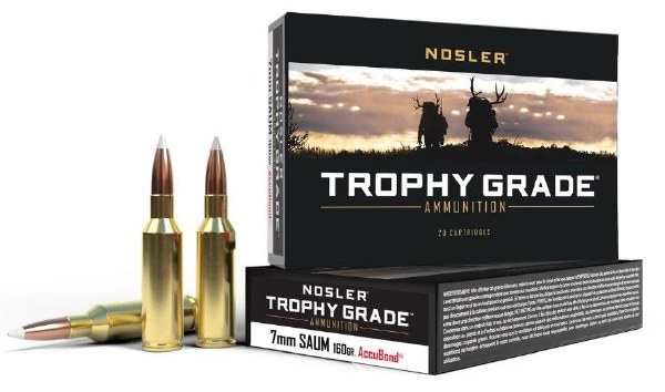 Nosler Trophy Grade 7mm SAUM 160gr  Accubond