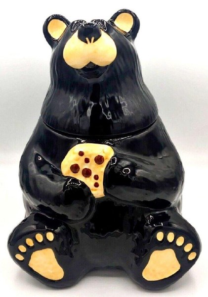 Big Sky Carvers Bearfoots Cookie Jar