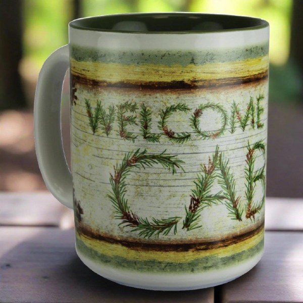 Rivers Edge Ceramic Mug Welcome