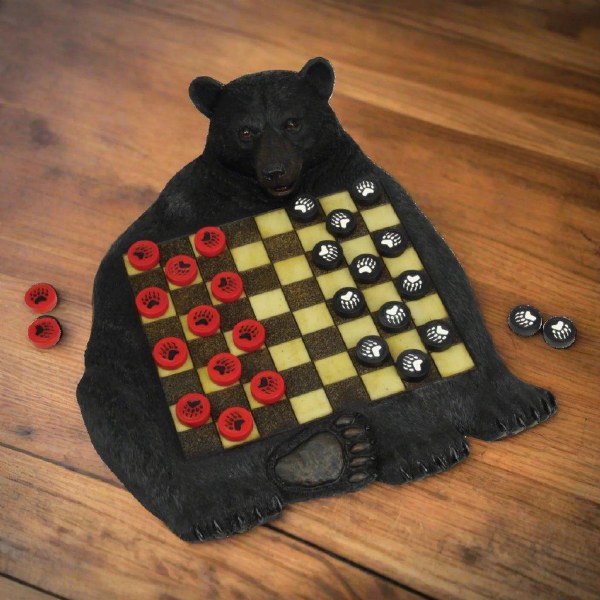 Rivers Edge Checkerboard Bear