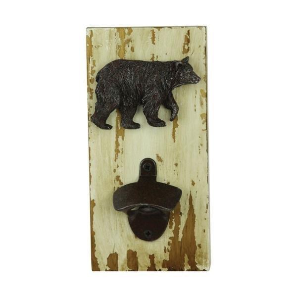 Rivers Edge Bottle Opener Rustic Bear