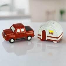 Rivers Edge Salt and Pepper Shakers Truck and Camper