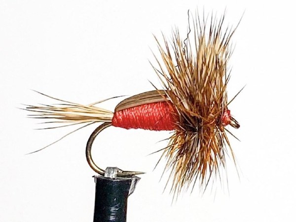 Superfly Dry Fly #12 Humpy Red