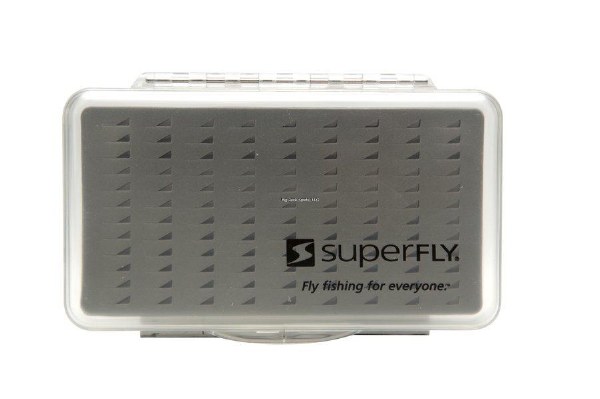 Superfly Fly Box-Clear TriFoam-Medium