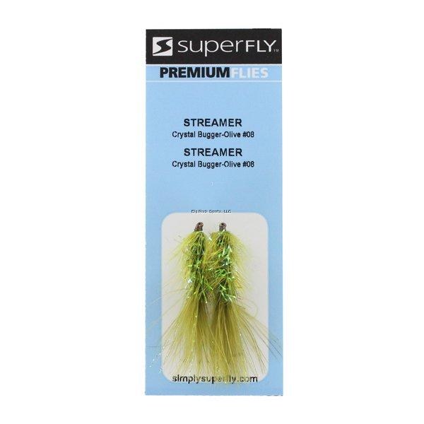 Superfly Streamer #8 Crystal Bugger-Olive