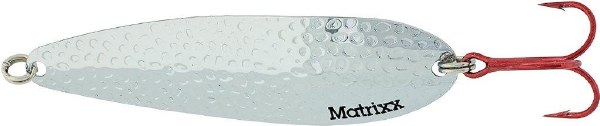 Blue Fox Matrixx Spoon 5.5" Hammered Chrome
