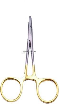 Superfly Forceps Large Gold Straight