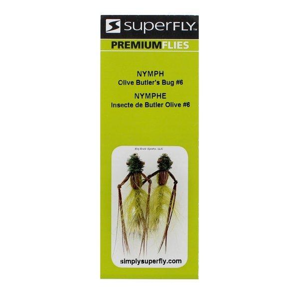 Superfly Nymph #6 Olive Butler's Bug