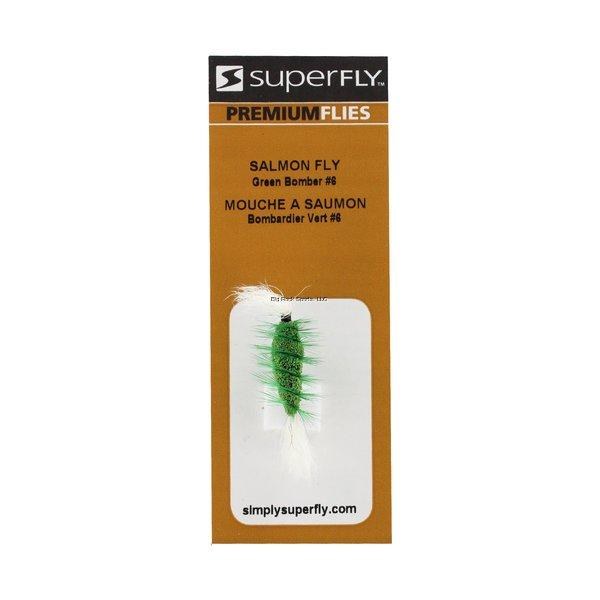 Superfly Salmon Fly #6 Green Bomber