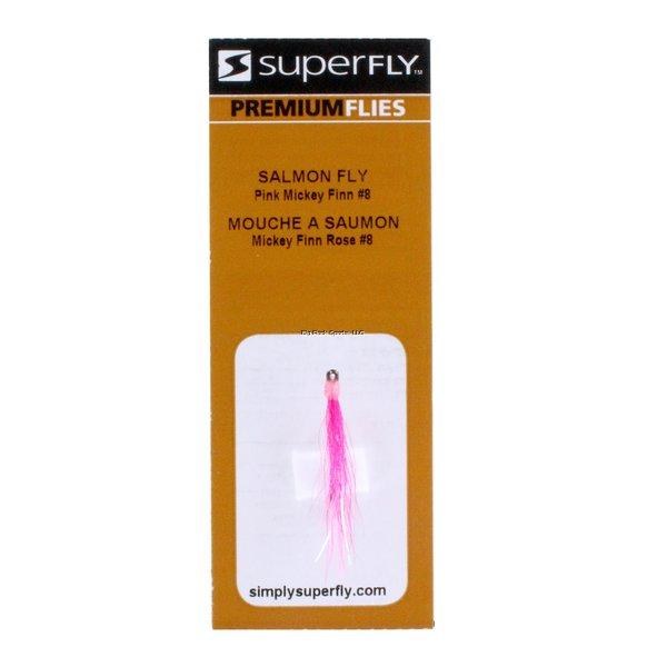 Superfly Salmon Fly #8 Mickey Finn Pink