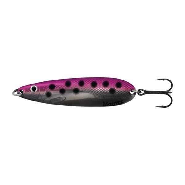 Blue Fox Matrixx Spoon 5.5" Rainbow Black Purple