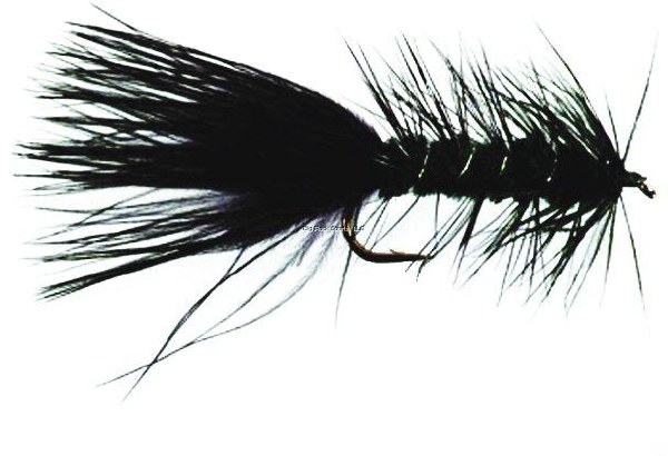 Superfly Streamer #8 Black Wooly Bugger