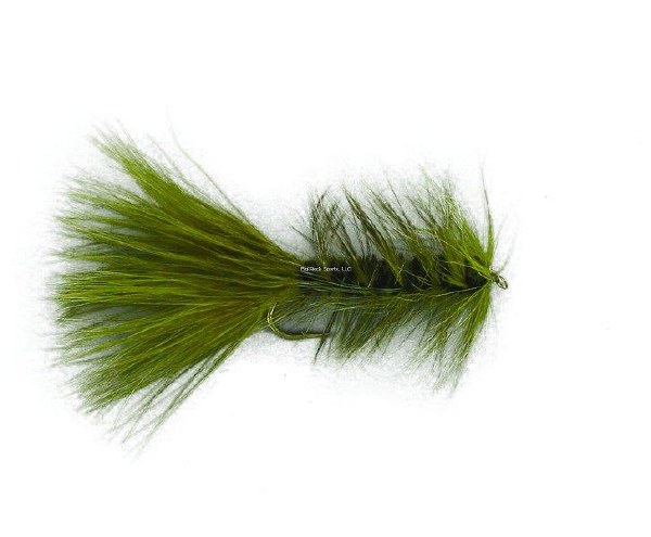 Superfly Streamer #8 Olive Wooly Bugger
