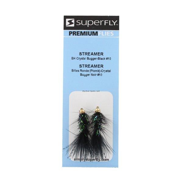 Superfly Streamer #10 Crystal Bugger Blk