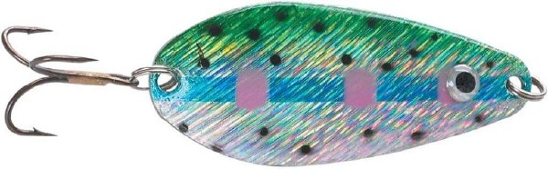 Blue Fox Strobe Spoon 3/4oz Holo Rainbow Trout