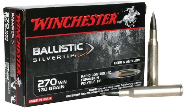 Winchester Ballistic Silvertip 270 Win 130gr