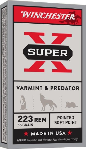 Winchester Super X 223rem 55gr JSP