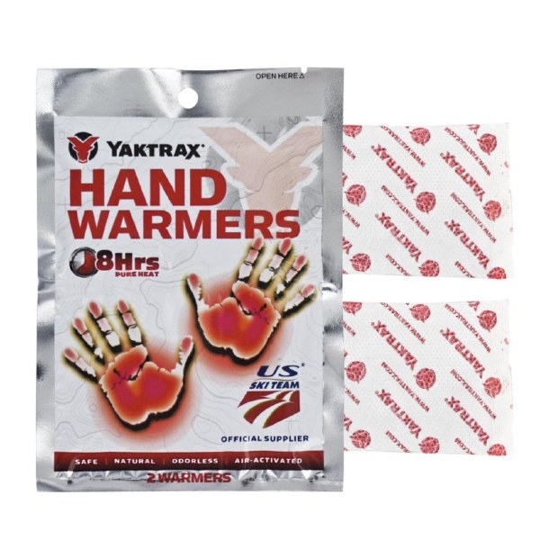 YakTrax Hand Warmers 10hr Air Activated 1pair