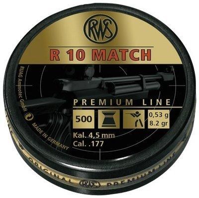 RWS R10 Match Premuim Pellets .177cal 8.2gr 500ct