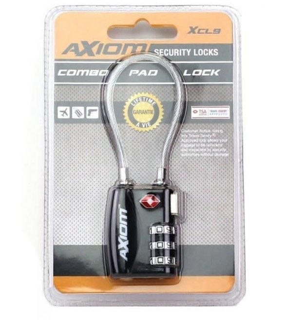 Axiom Combination Cable Lock TSA Approved