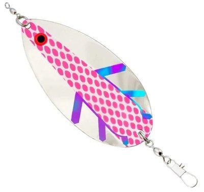 Gibbs Delta Dog Tail Dodger Silver Blade Pink Paint