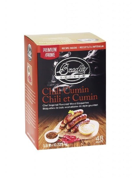 Bradley Smoker Bisquettes Chilli Cumin 48pk