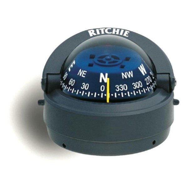 Ritchie Explorer Compass S-53G Grey/Blue Surface Mount