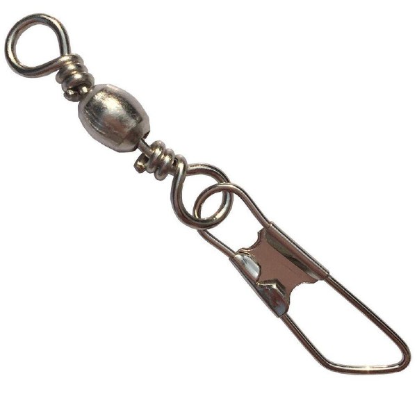 Angler Tackle F125-01 Barrel/Snap Swivel Brass #1