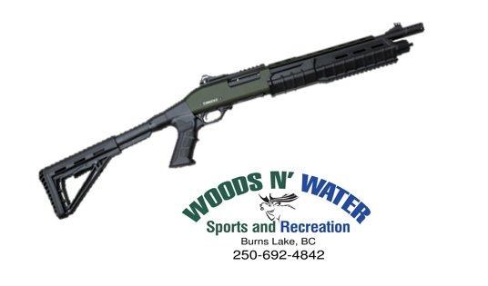 Canuck Commander 12ga Pump Olive Drab 14"bbl 2.75"/3"Chamber  4+1 Tube