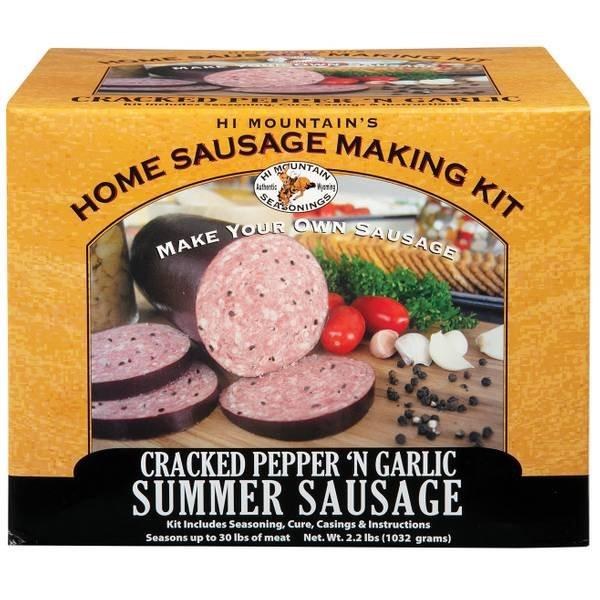Hi Mountain Sausage Kit Cracked Pepper & Garlic