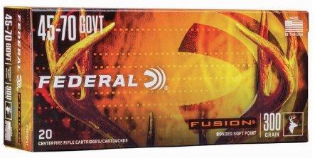 Federal Fusion 45-70Govt 300gr Bonded Soft Point