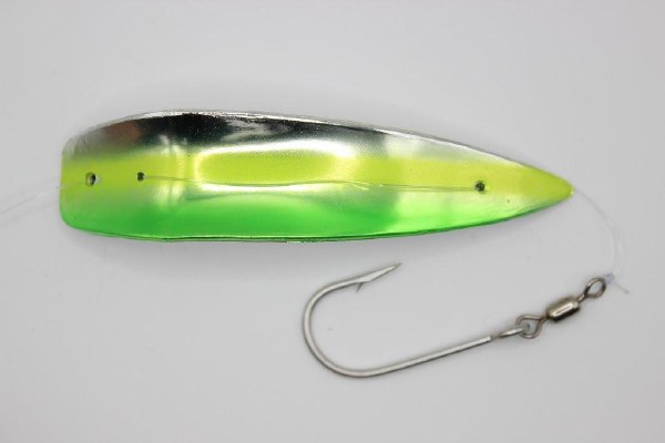 Hot Spot Apex 4" A4-422 Chrome/Green Chartreuse Mist