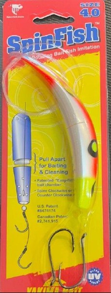 Yakima Spinfish 4" Silver Clown Shoes