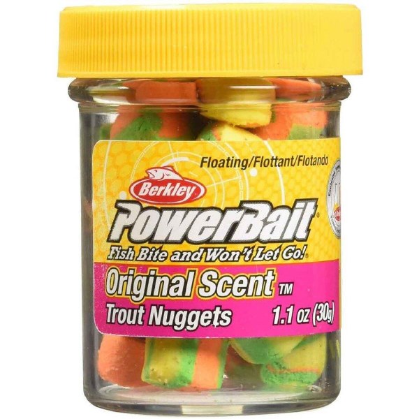 Berkley PowerBait Power Nuggets Rainbow 1.1oz Jar