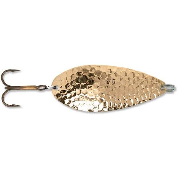 Blue Fox Strobe Spoon 1oz Hammered Brass