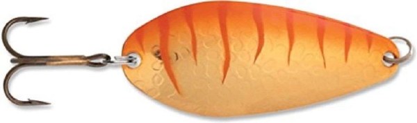 Blue Fox Strobe Spoon 1oz Hammered Brass Fire